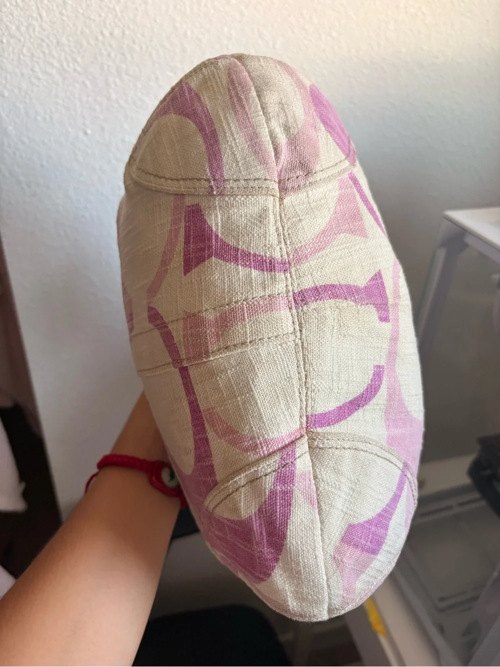 Women’s Pink & Cream Shoulder Bag